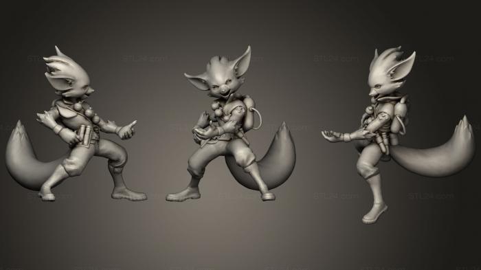 Figurines simple (Pip  Paladins, STKPR_1009) 3D models for cnc